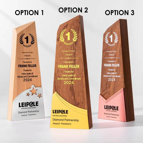 IWT 092 - Exclusive Wooden Metal Award