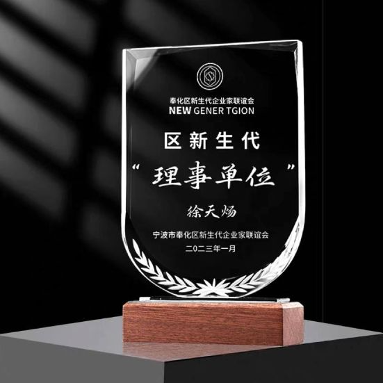IVA 022 - Exclusive Crystal Plaque